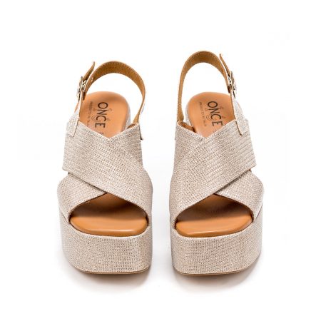 Ženske sandale Once-80631 bež na štiklu 5 15676 once 80631 carne 3